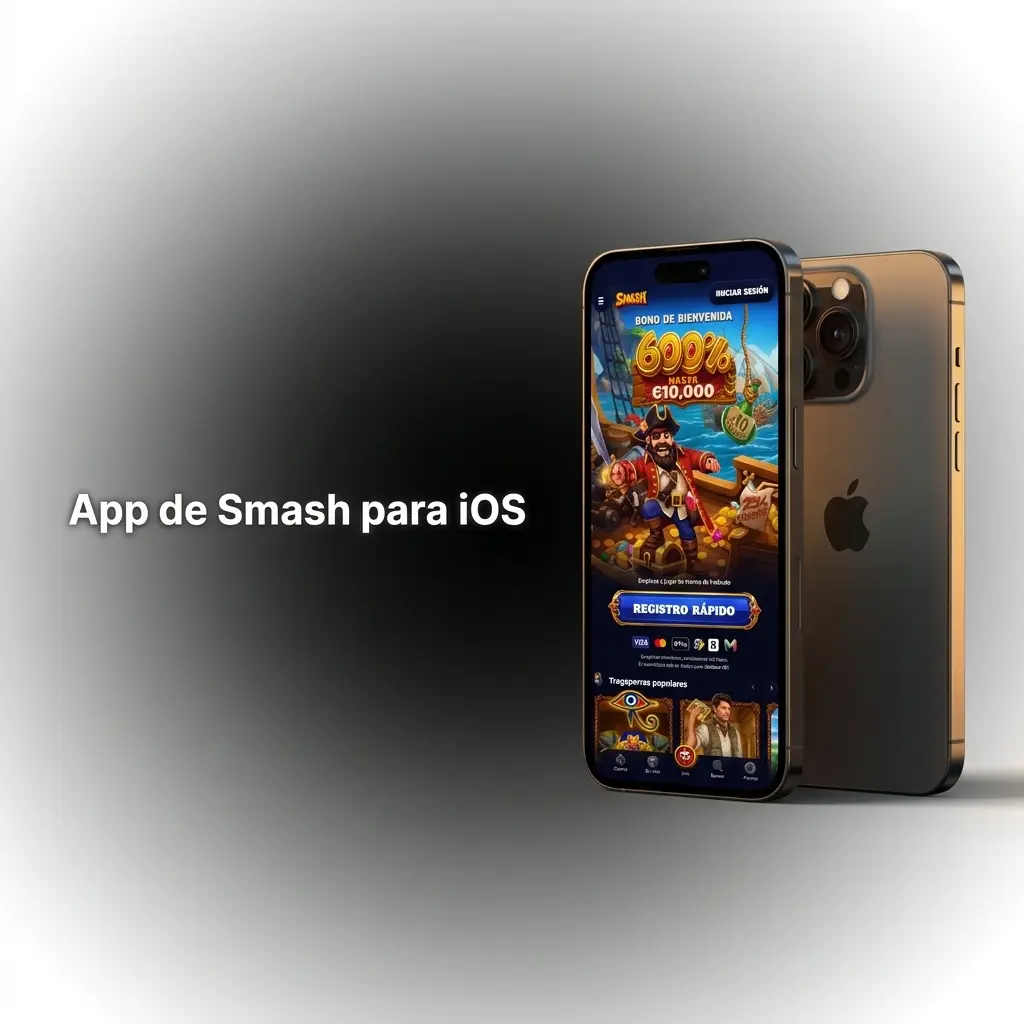 Aplicación Smash para iPhone y iPad compatible con iOS 12, apuestas deportivas y casino en vivo disponible gratis