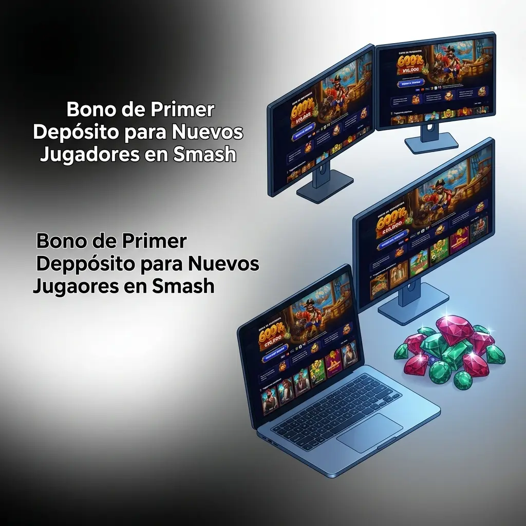 Bono de primer depósito Smash: 600% hasta 10.000 EUR en tragaperras y 250% hasta 5.000 EUR en apuestas