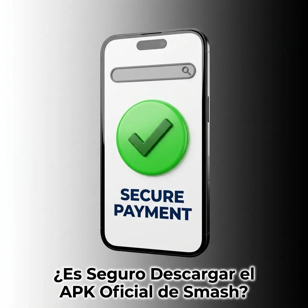 Descarga segura del APK oficial de Smash con cifrado SSL y protección de datos para mayores de 18 años.