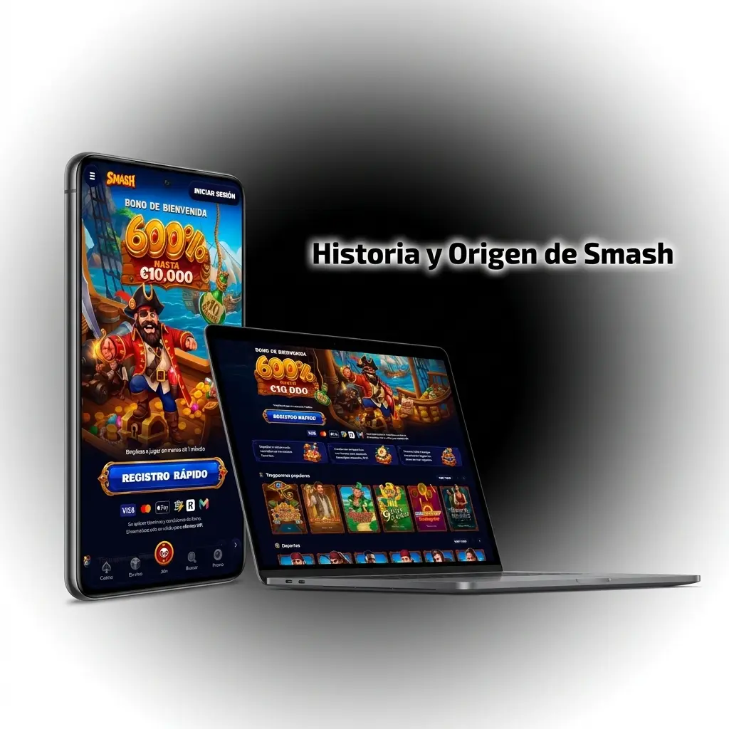Historia y origen de Smash Casino: plataforma de juego online fundada en 2022 y operada por Rabidi N.V. en Curazao