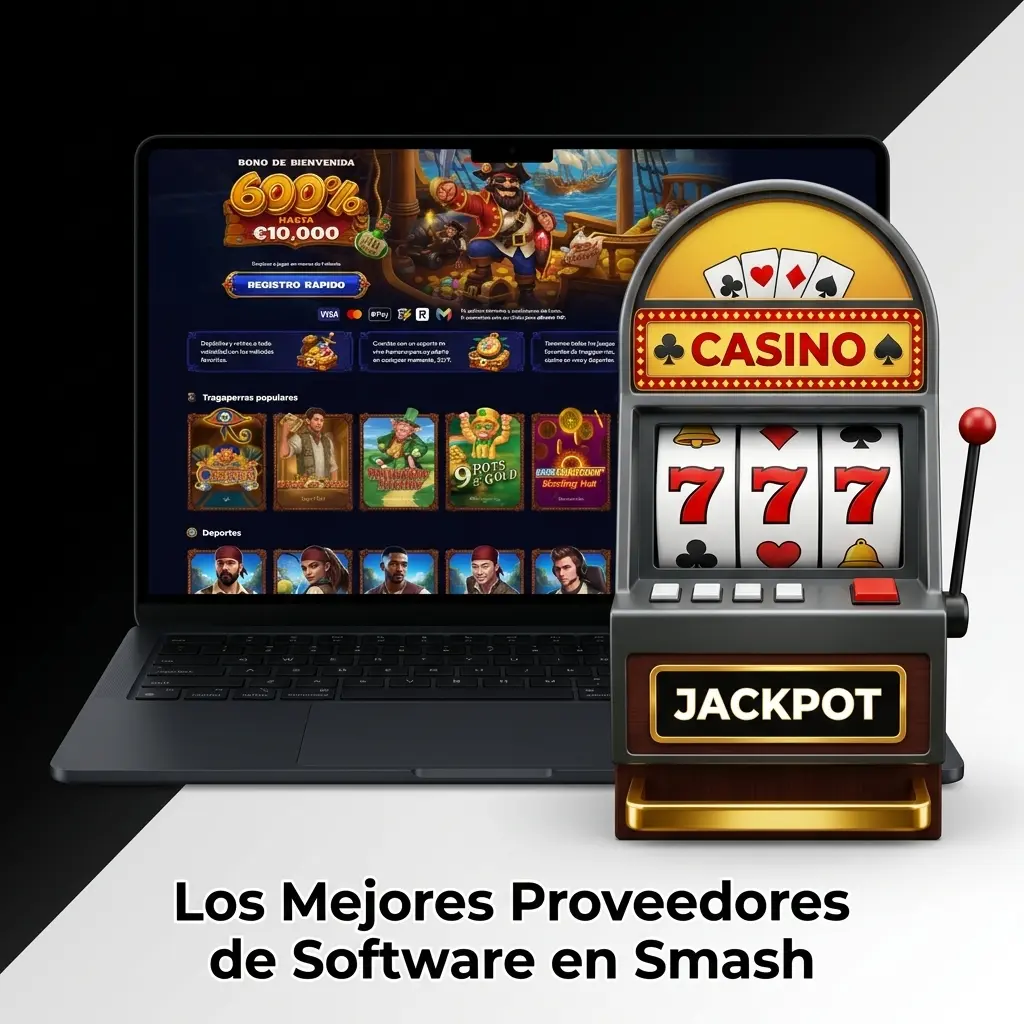 Proveedores de software certificados en Smash: Pragmatic Play, NetEnt, Evolution Gaming y más con RNG auditado