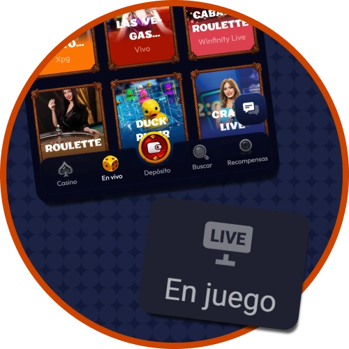 Accede tanto a las apuestas deportivas como a los juegos de casino en la app de Smash.