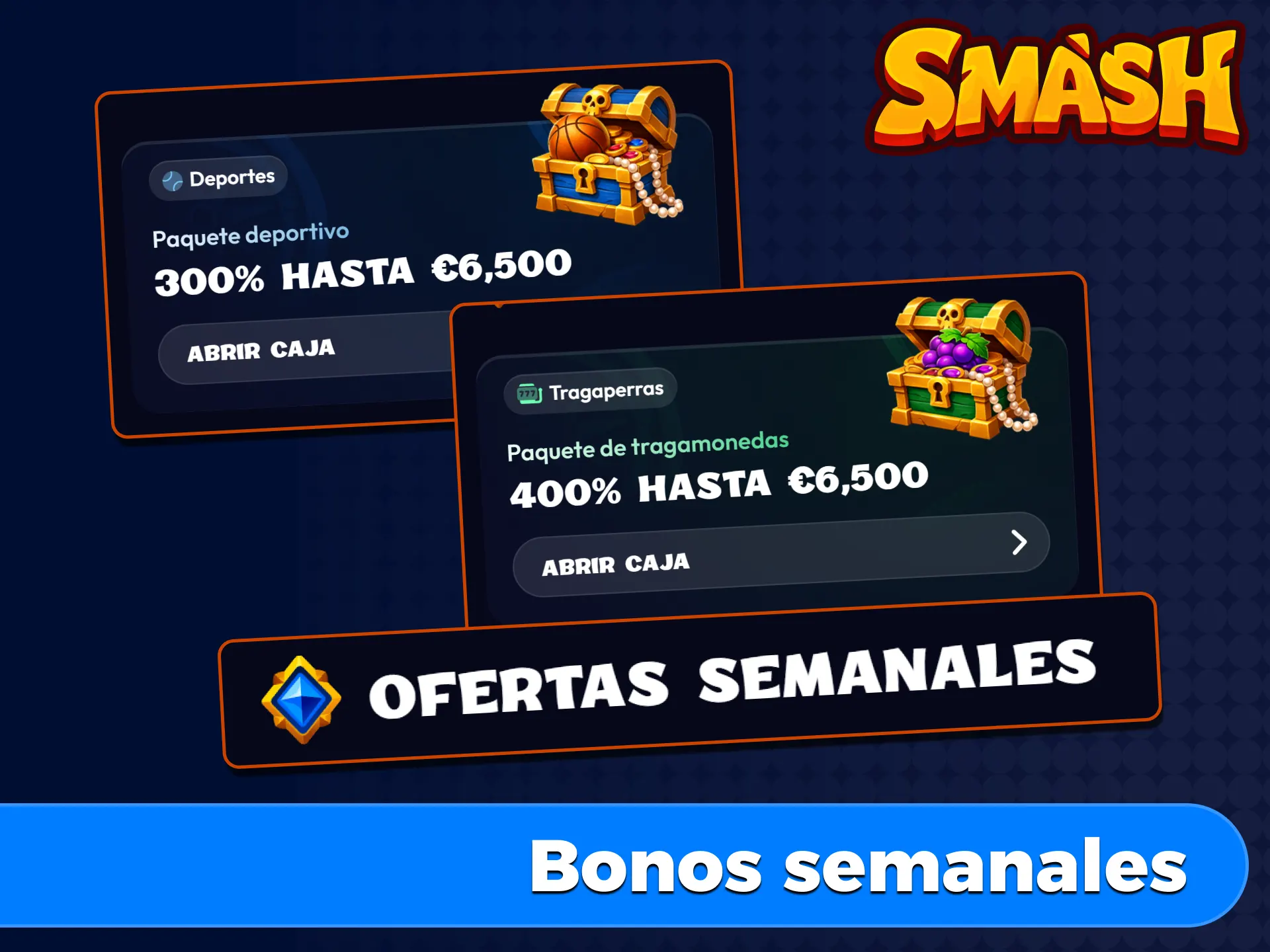 Código promocional Smash: instrucciones para activar bonos en tu cuenta con depósito mínimo requerido.